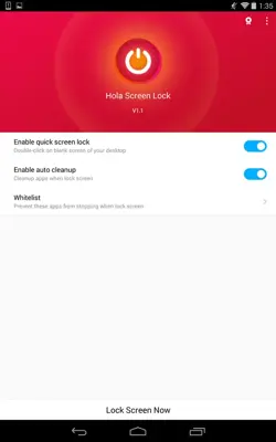 Hola Screen Lock android App screenshot 0