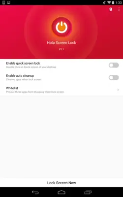 Hola Screen Lock android App screenshot 1